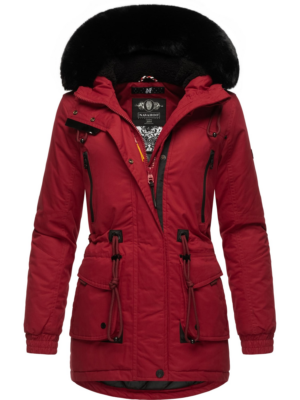 NAVAHOO Téli parka  vérvörös / fekete-Hungary