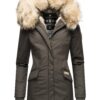 NAVAHOO Télikabátok 'Cristal'  bézs / khaki-hu