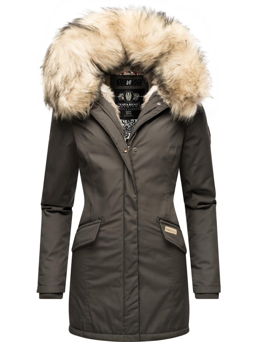 NAVAHOO Télikabátok 'Cristal'  bézs / khaki-hu