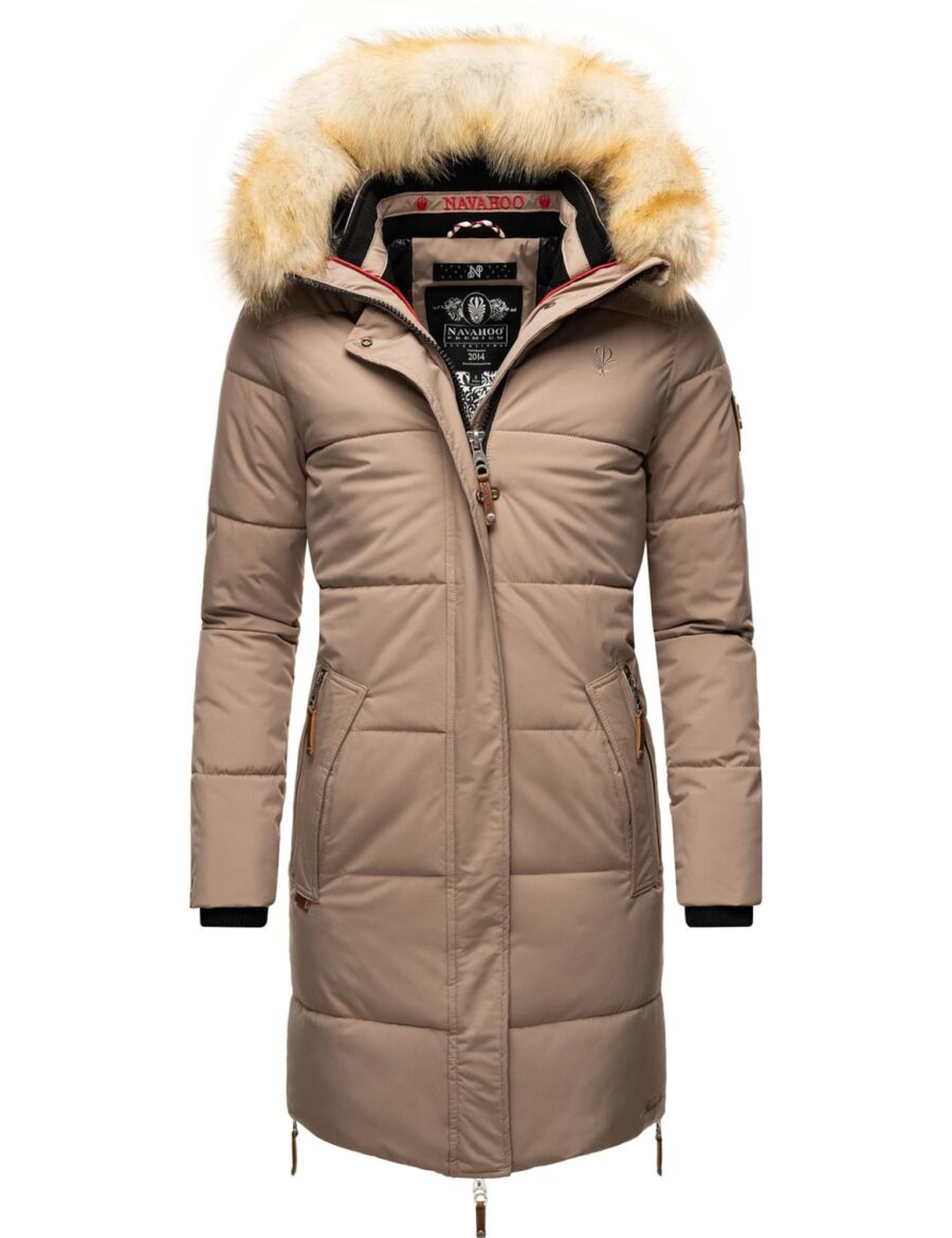 NAVAHOO Télikabátok 'Halina'  konyak / bronz / taupe / fekete-hu