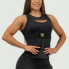 NEBBIA Women's compression tank top INTENSE Ultra Gold/gold