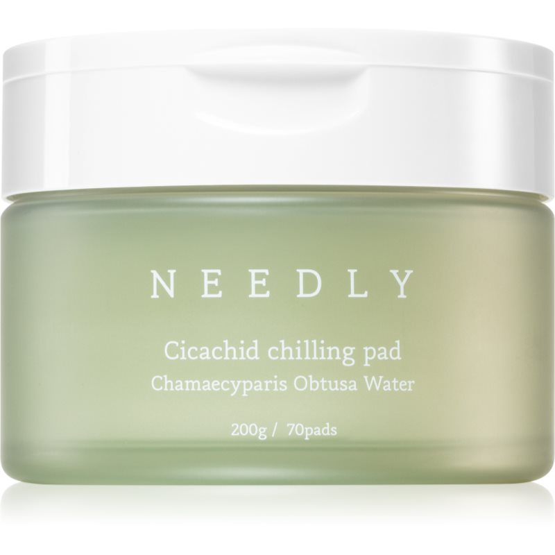 NEEDLY Cicachid Chilling Pad arctisztító peeling párnácskát nyugtató hatással 70 db-Ár