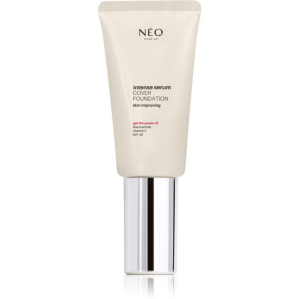 NEO MAKE UP Intense Serum Cover Foundation természetes hatású alapozó SPF 30 árnyalat 01 Porcelain 30 ml-Ár