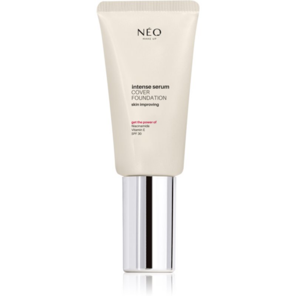 NEO MAKE UP Intense Serum Cover Foundation természetes hatású alapozó SPF 30 árnyalat 04 Gold 30 ml-Ár