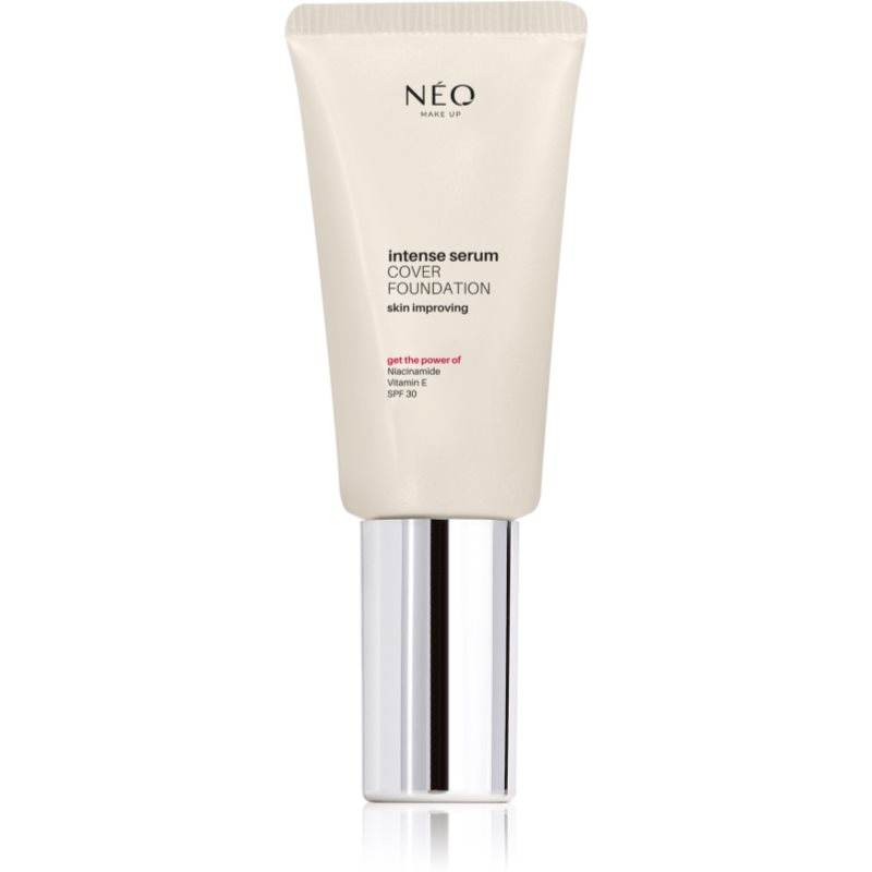 NEO MAKE UP Intense Serum Cover Foundation természetes hatású alapozó SPF 30 árnyalat 04 Gold 30 ml-Ár