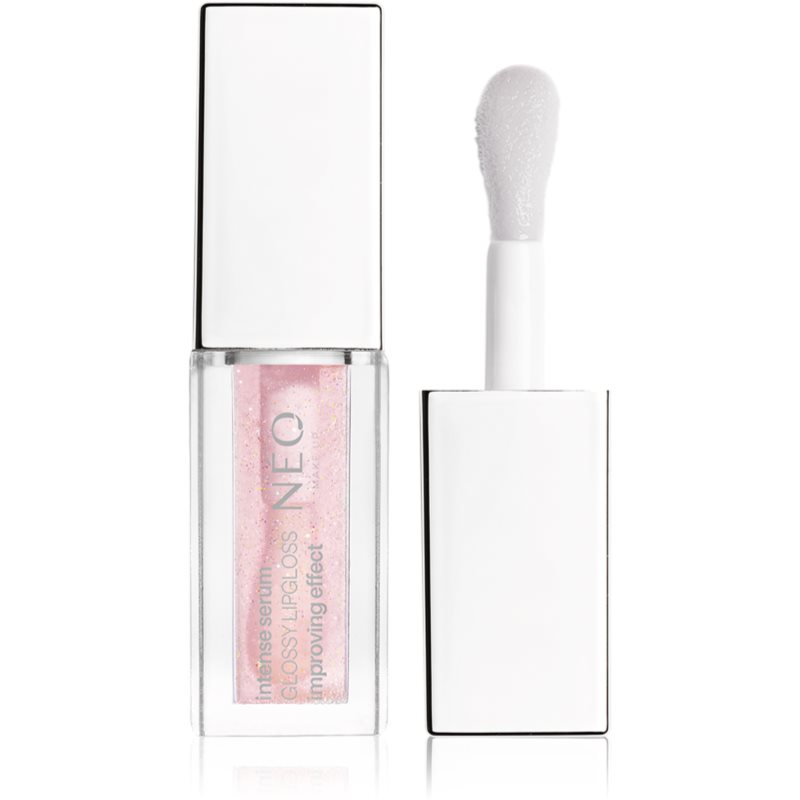 NEO MAKE UP Intense Serum Glossy Lipgloss tápláló szájfény árnyalat 03 Pinky Blink 5 ml-Ár