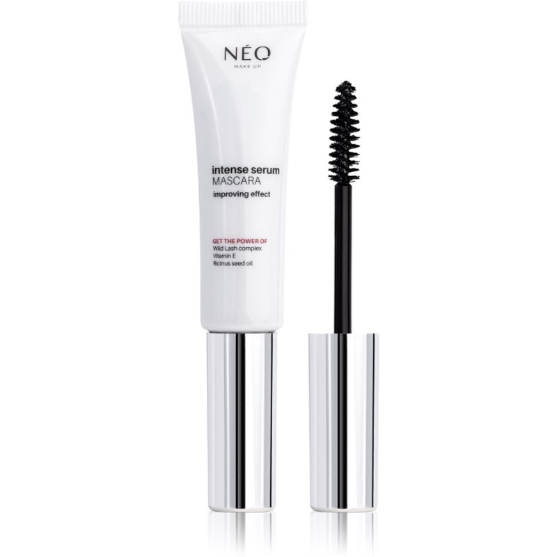 NEO MAKE UP Intense Serum Mascara erősítő szempillaspirál segíti a szempillák növekedését árnyalat Black 9 ml-Ár