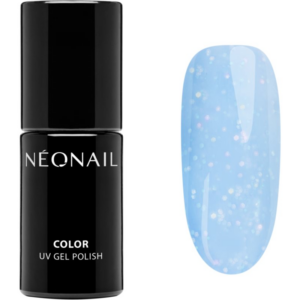 NEONAIL Baby Bloomer géles körömlakk csillámporral árnyalat Blue-ming 7