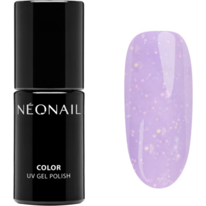 NEONAIL Baby Bloomer géles körömlakk csillámporral árnyalat Purple-mazing 7