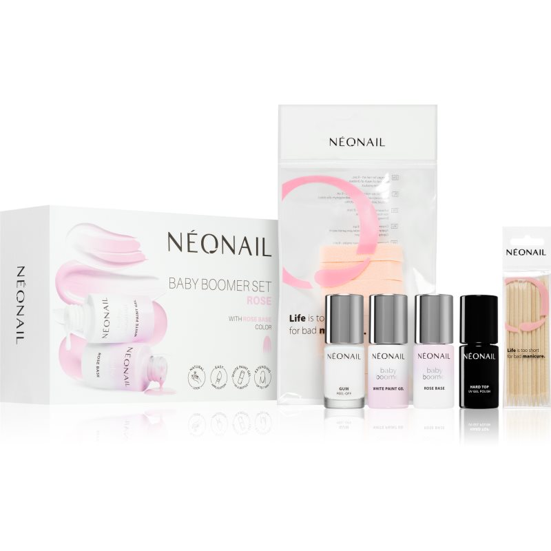 NEONAIL Baby Boomer Set Rose tökéletes manikűr szett árnyalat Rose 1 db-Ár