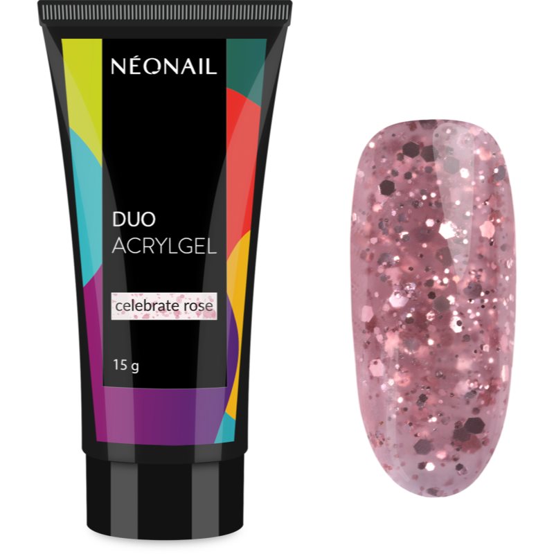 NEONAIL Duo Acrylgel Celebrate Rose gél körömépítésre 15 g