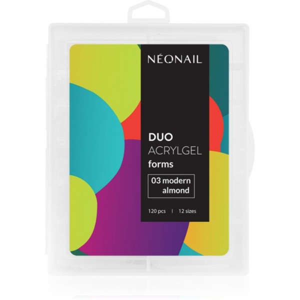 NEONAIL Duo Acrylgel Forms sablonok körmökre típus 03 Modern Almond 120 db-Ár