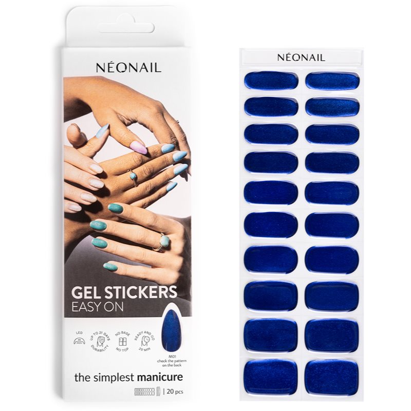 NEONAIL Easy On Gel Stickers körömmatrica árnyalat M01 20 db-Ár