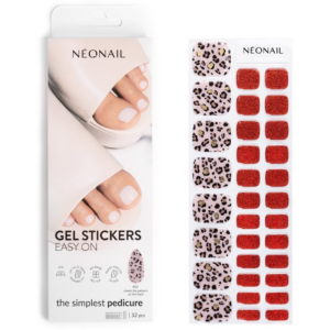 NEONAIL Easy On Gel Stickers körömmatrica lábakra árnyalat P01 32 db-Ár