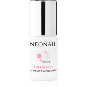 NEONAIL Manicure & Pedicure Rubber Base bázis lakk zselés műkörömhöz proteinnel 7