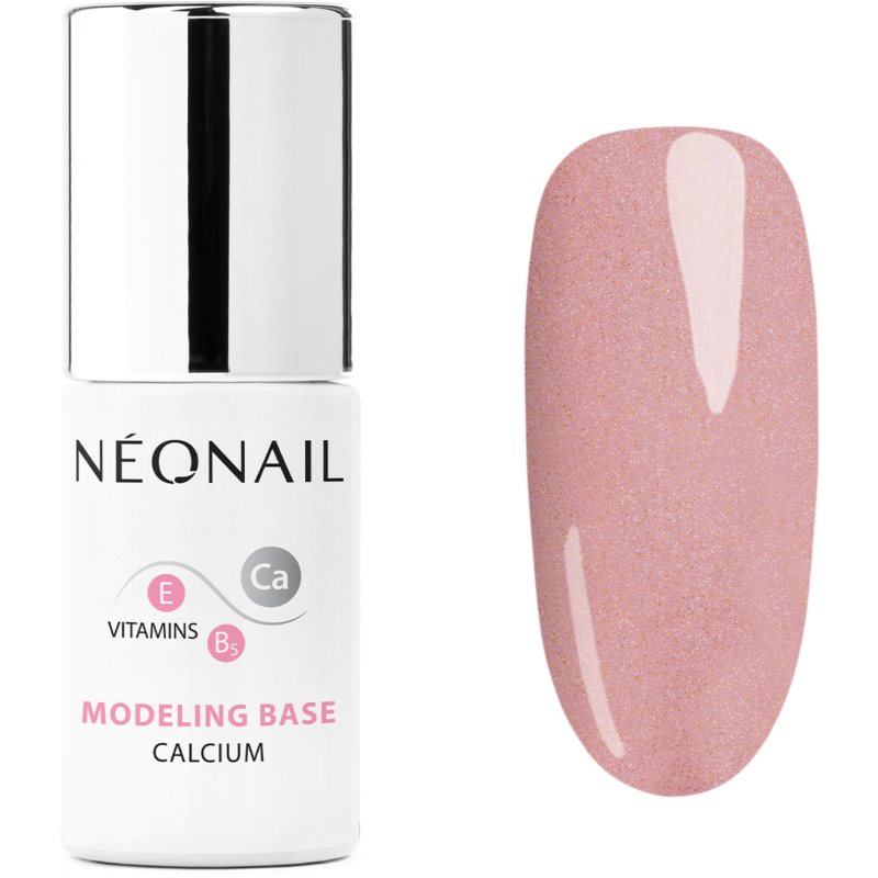 NEONAIL Modeling Base Calcium bázis lakk zselés műkörömhöz kalciummal árnyalat Pink Quartz 7