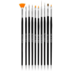 NEONAIL Nail Art Brushes ecset szett körmökre 10 db-Ár