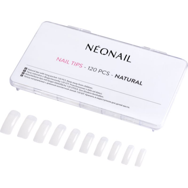 NEONAIL Nail Tips műköröm típus Natural 120 db