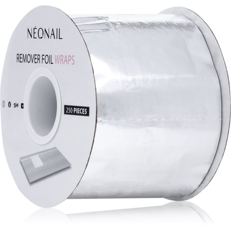 NEONAIL Remover Foil Wraps gél lakk eltávolító 250 db-Ár