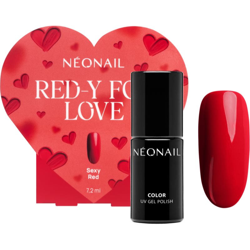 NEONAIL Special Set Red-y for Love géles körömlakk ( limitált kiadás) árnyalat Sexy Red 7.2 ml