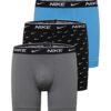 NIKE Boxeralsók  kék / szürke / fekete-hu