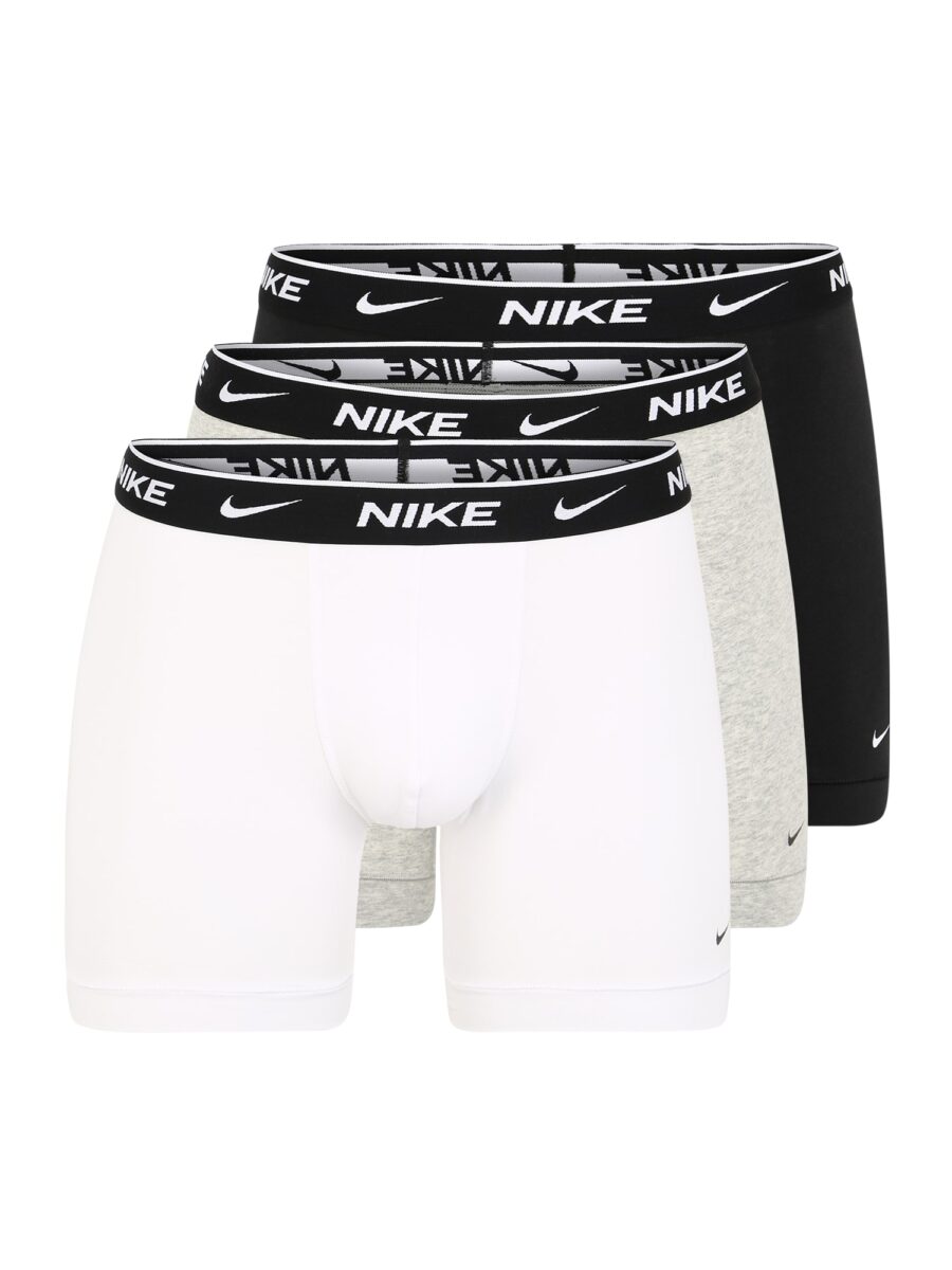 NIKE Boxeralsók  szürke / fekete / piszkosfehér-hu