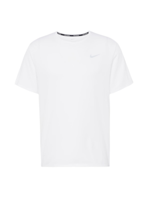 NIKE Funkcionális felső 'Miler'  ezüst / fehér-Hungary