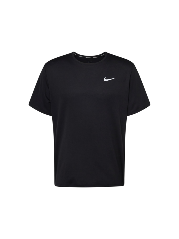 NIKE Funkcionális felső 'Miler'  fekete / fehér-Hungary