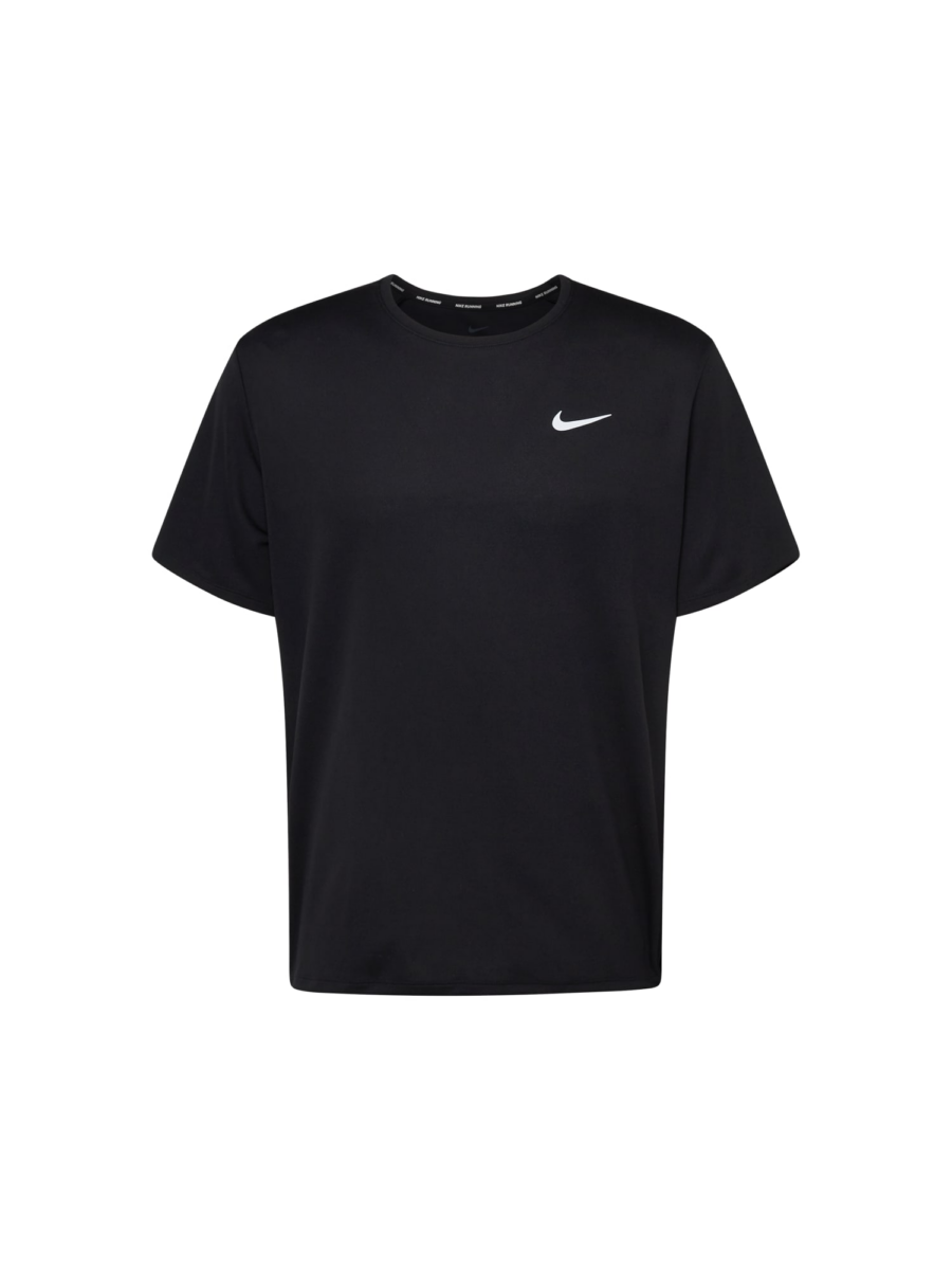NIKE Funkcionális felső 'Miler'  fekete / fehér-Hungary