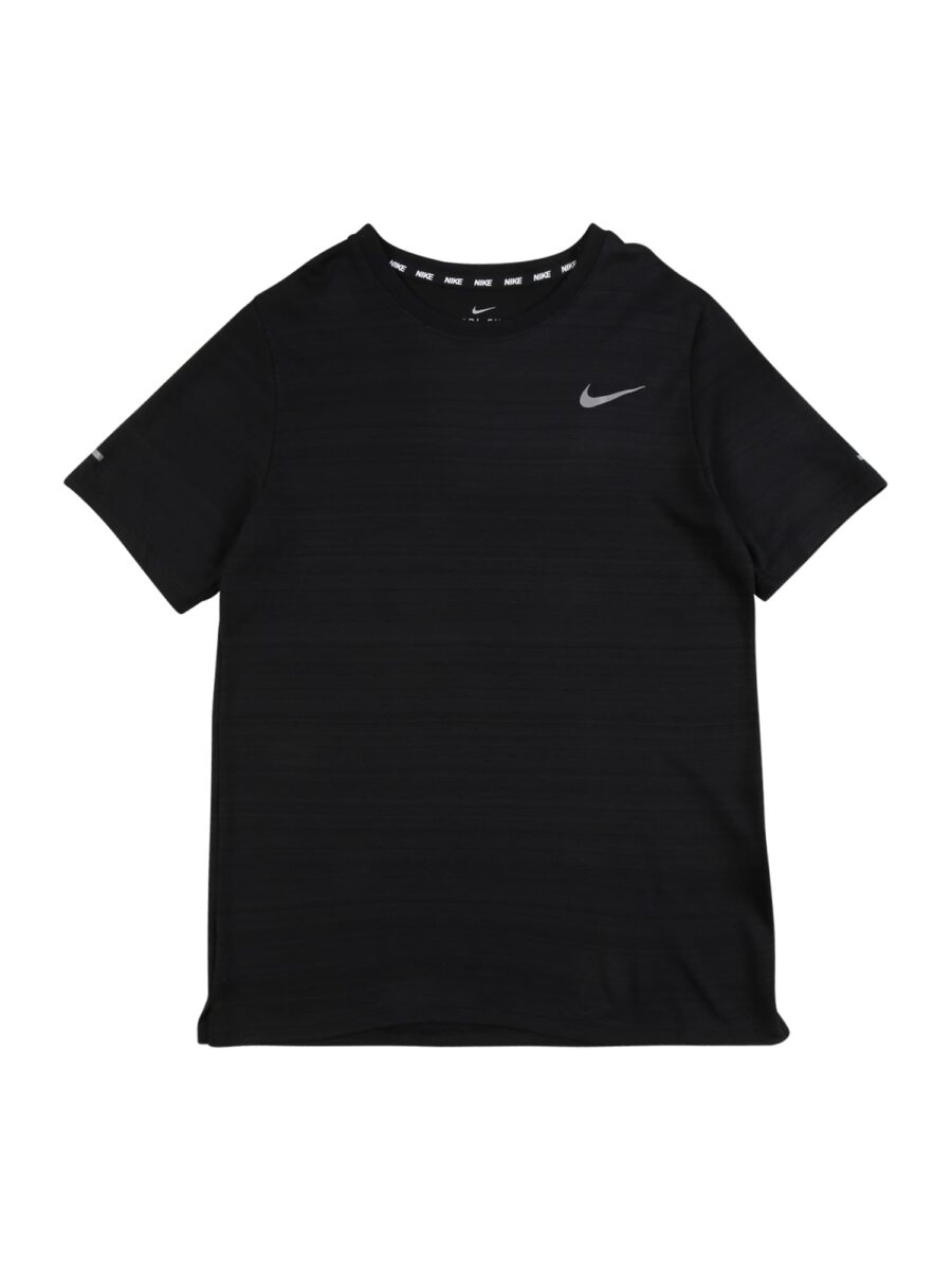 NIKE Funkcionális felső 'Miler'  szürke / fekete-hu