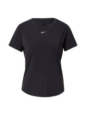 NIKE Funkcionális felső 'One Luxe'  fekete / fehér-hu