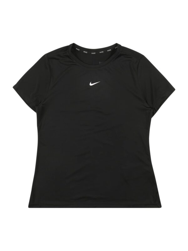 NIKE Funkcionális felső  fekete / fehér-hu