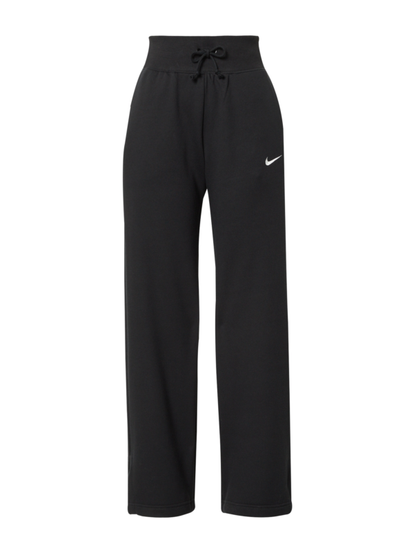 NIKE Nadrág 'Phoenix Fleece'  fekete / fehér-Hungary