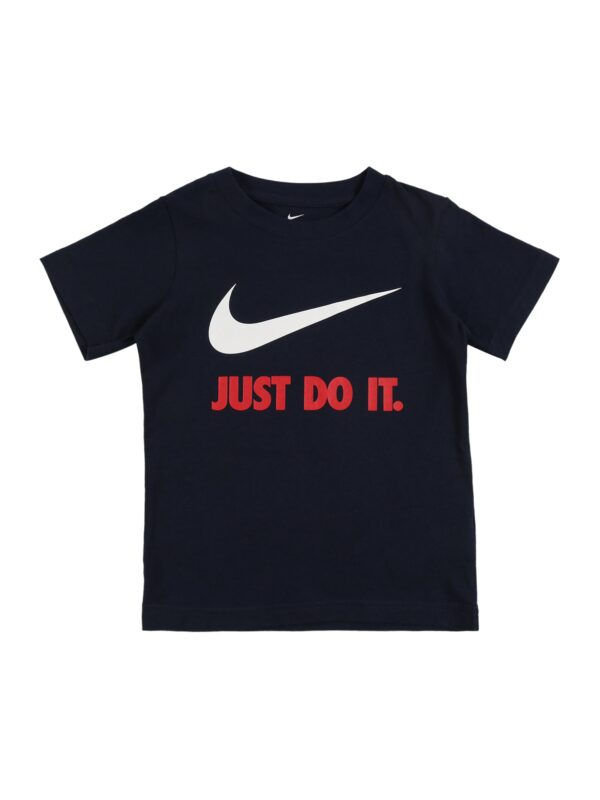 NIKE Póló  sötétkék / piros