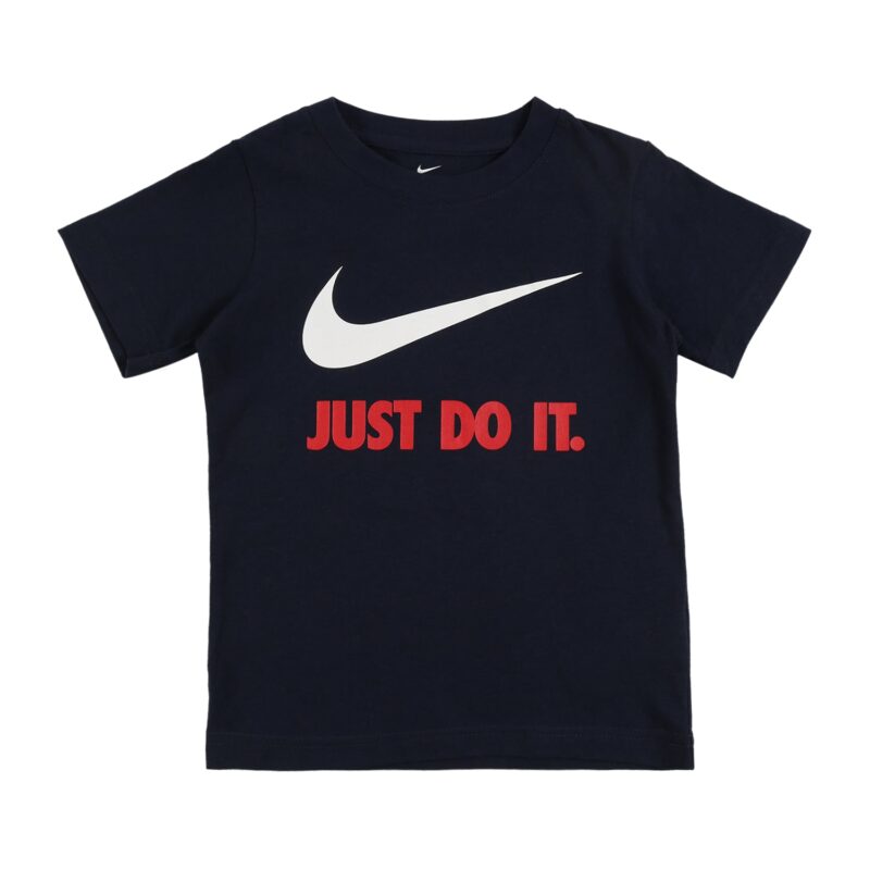 NIKE Póló  sötétkék / piros