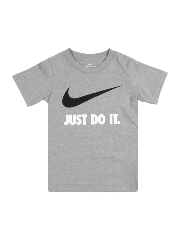 NIKE Póló  szürke / fekete / fehér