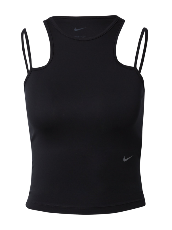 NIKE Sport top  szürke / fekete-Hungary