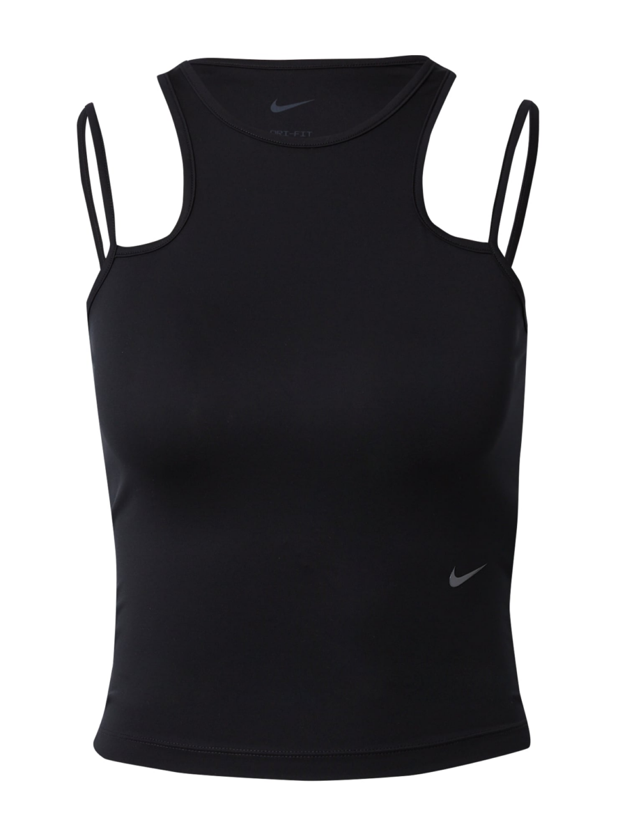 NIKE Sport top  szürke / fekete-Hungary