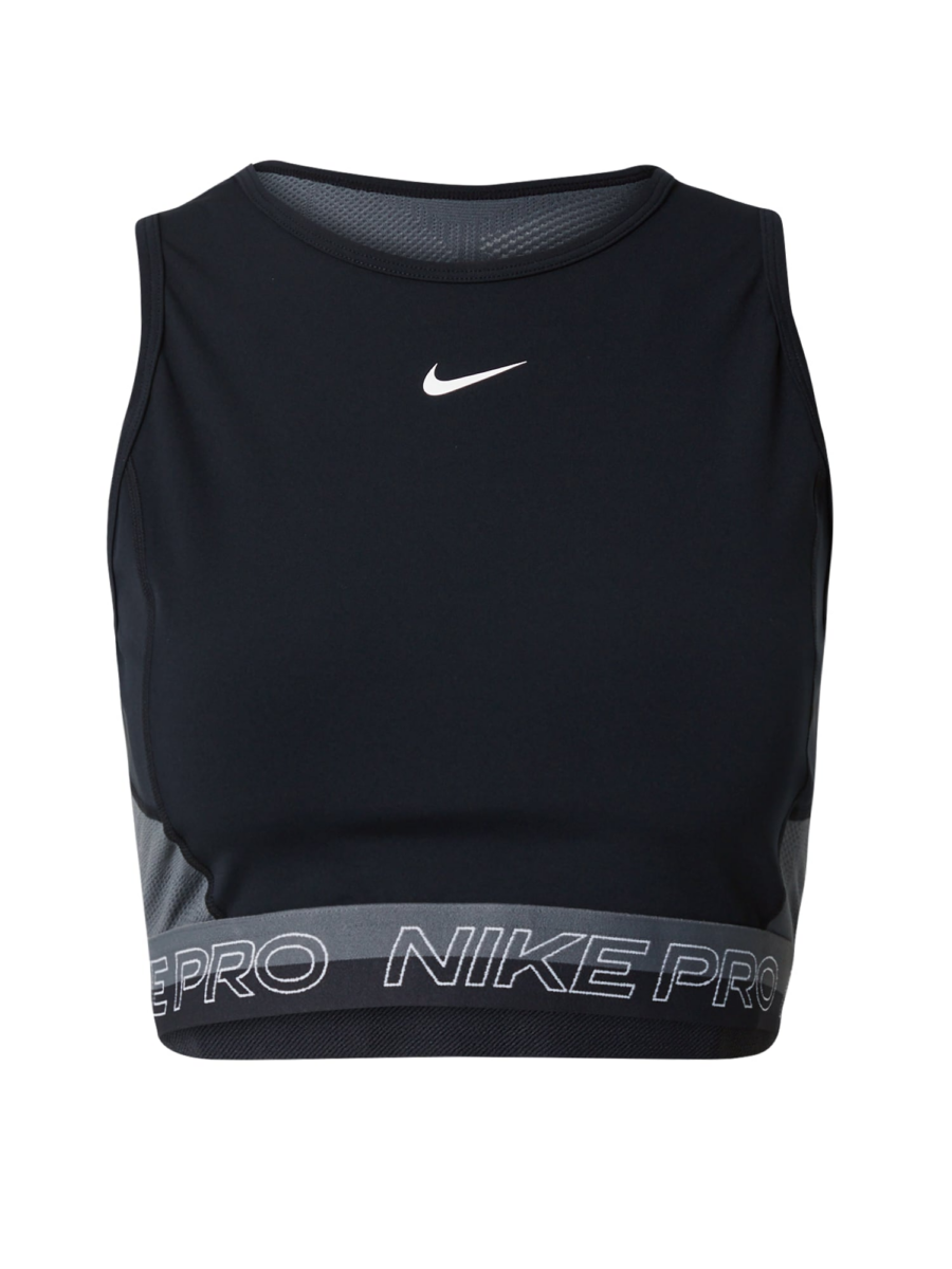 NIKE Sport top  szürke / fekete / fehér-Hungary
