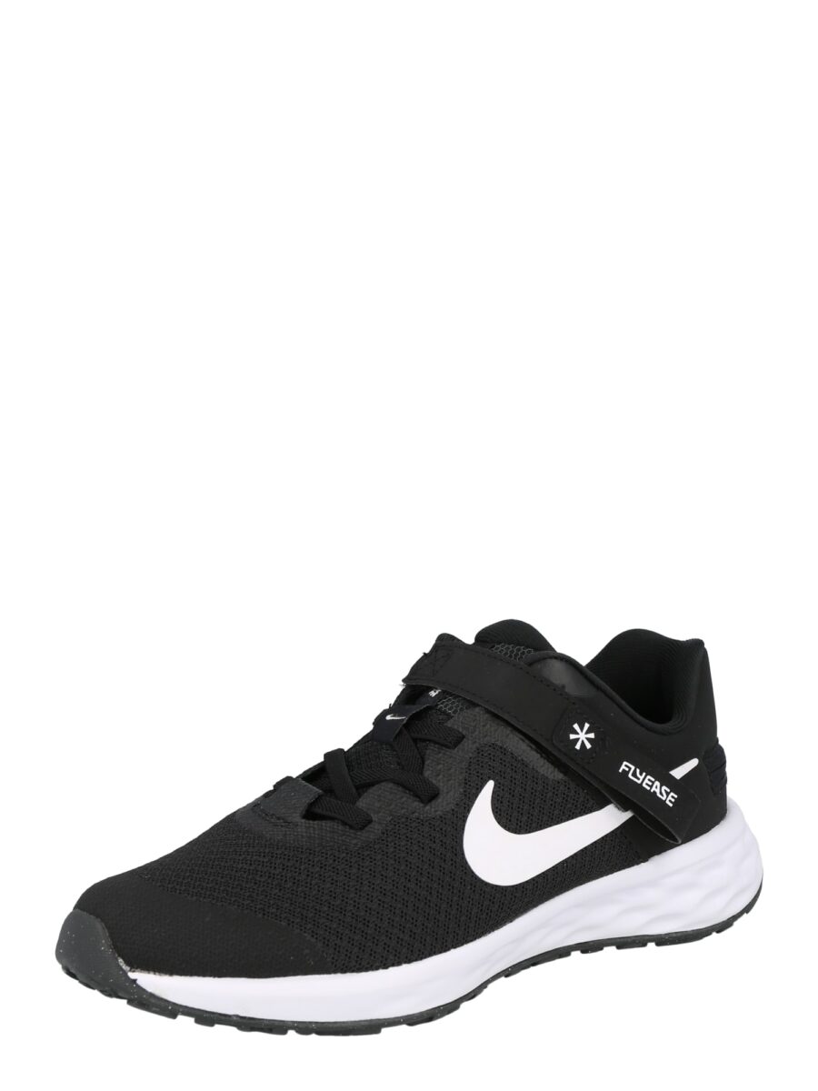 NIKE Sportcipő 'Revolution 6 FlyEase'  fekete / fehér-hu