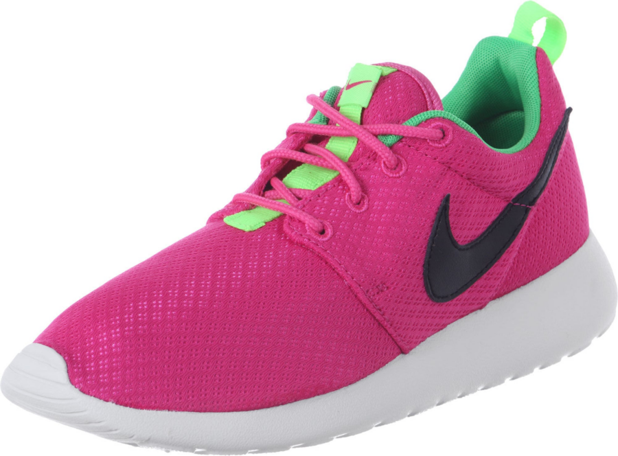 NIKE Sportcipő 'Roshe One'  neonzöld / magenta / fekete-Hungary