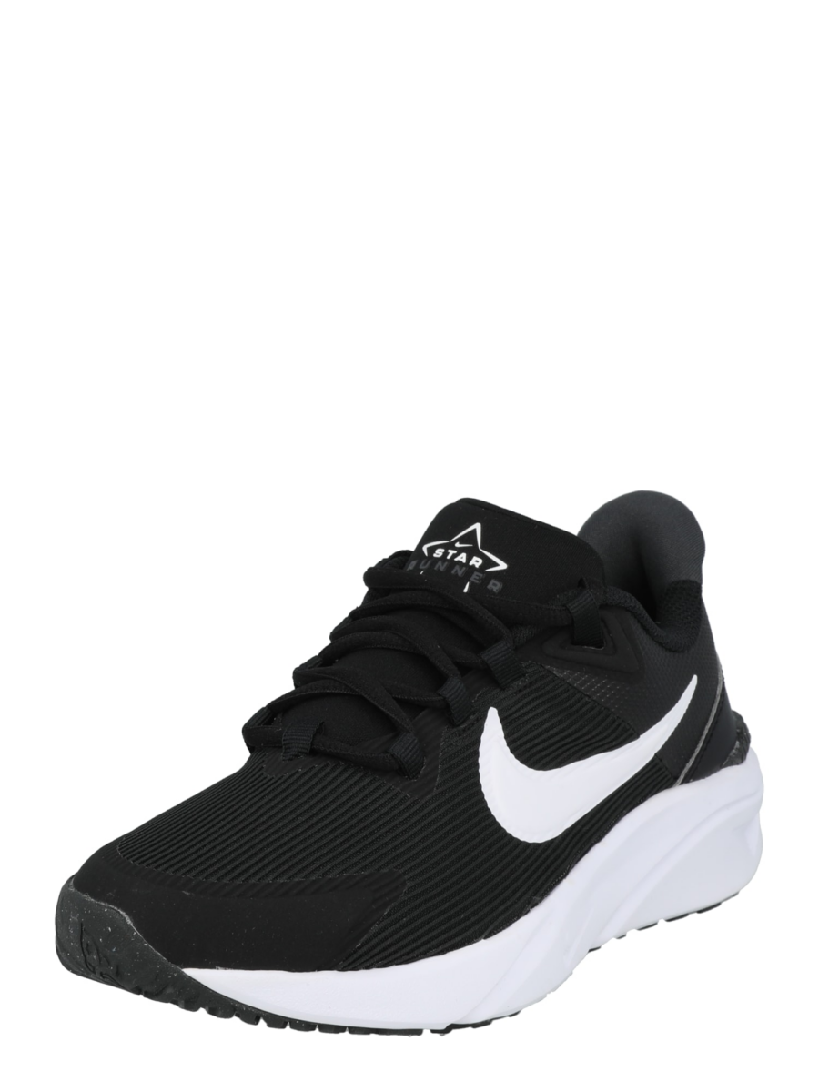 NIKE Sportcipő 'Star Runner 4'  fekete / fehér-Ár