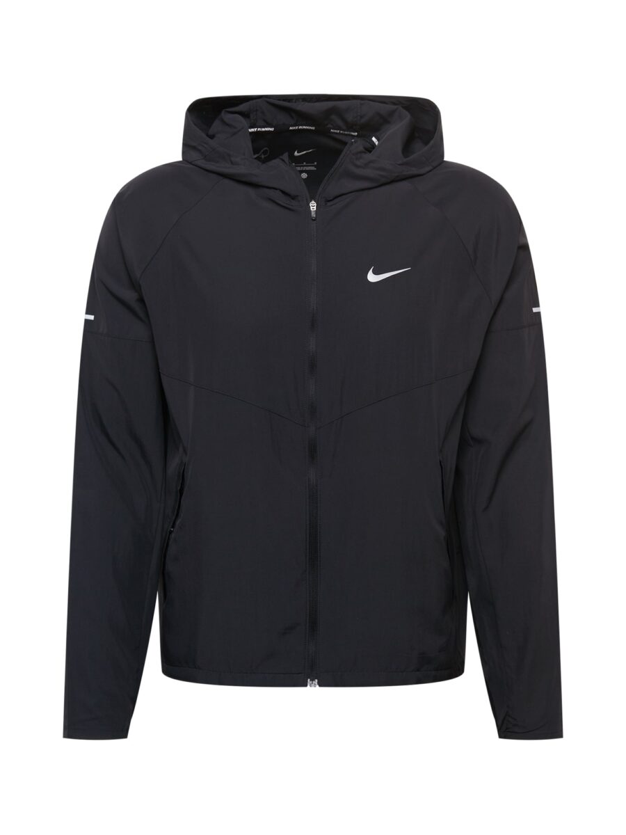 NIKE Sportdzseki  fekete / fehér-hu