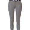 NIKE Sportnadrágok 'Pro'  szürke / fekete / fehér-hu