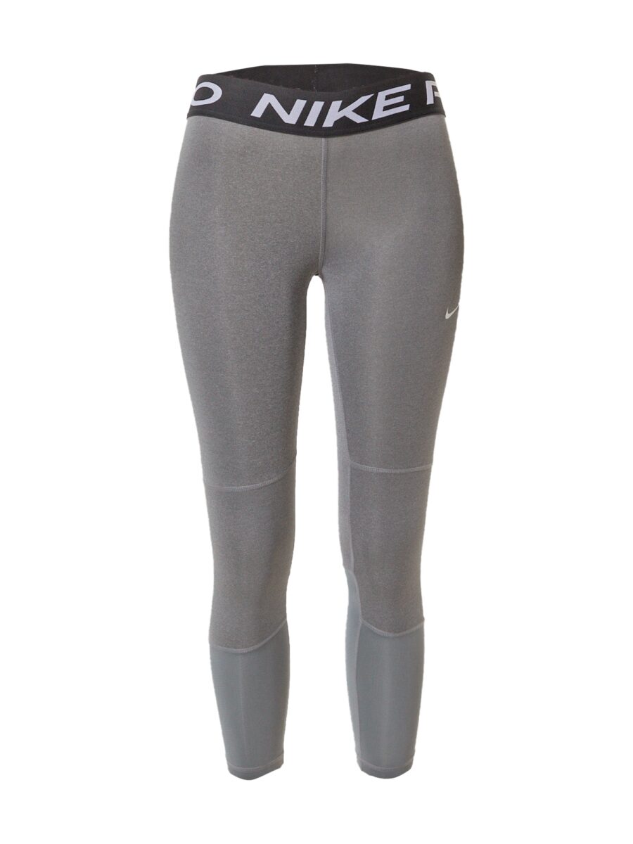 NIKE Sportnadrágok 'Pro'  szürke / fekete / fehér-hu