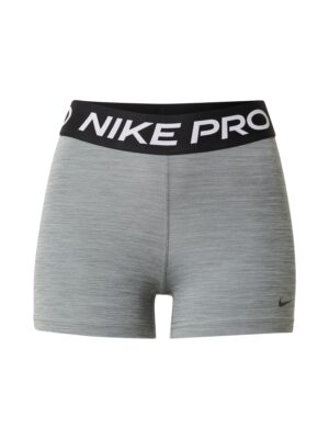 NIKE Sportnadrágok 'Pro'  szürke melír / fekete / fehér-hu