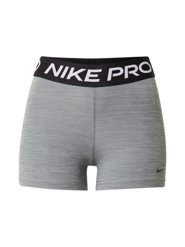 NIKE Sportnadrágok 'Pro'  szürke melír / fekete / fehér-hu