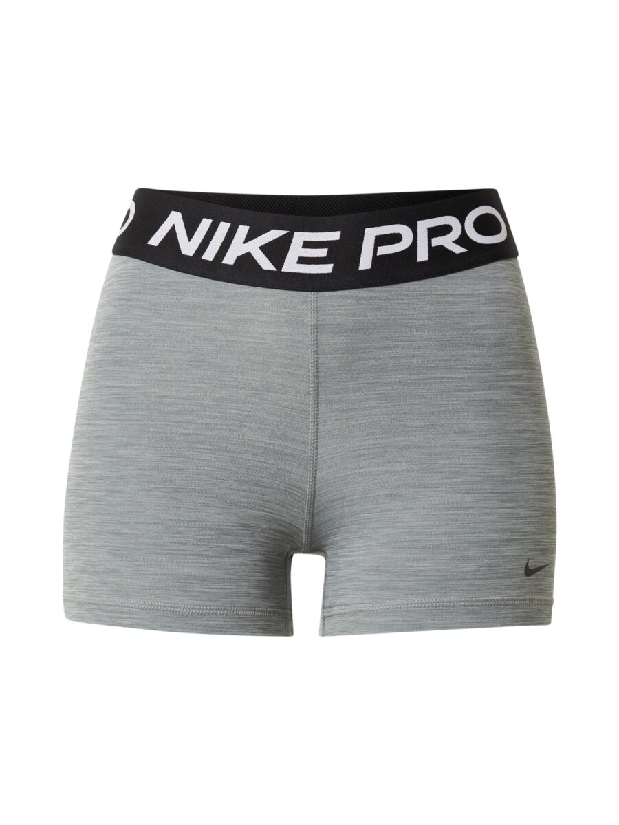 NIKE Sportnadrágok 'Pro'  szürke melír / fekete / fehér-hu