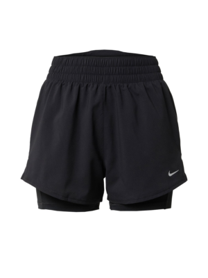 NIKE Sportnadrágok  fekete / ezüst-Hungary