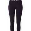 NIKE Sportnadrágok  fekete / fehér-hu